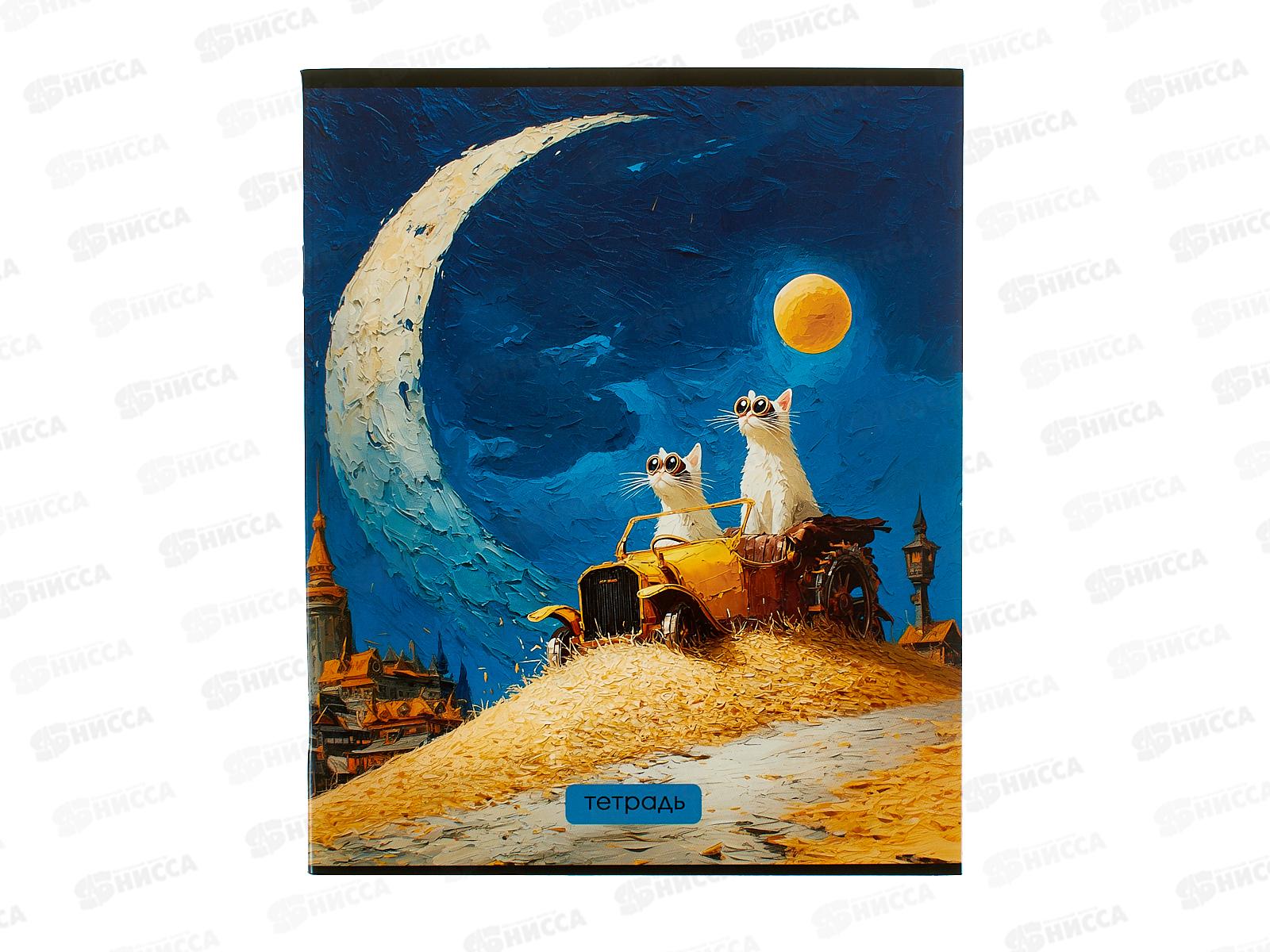 Тетрадь 40л кл. Апплика Прикольные котыС6046-37 *80