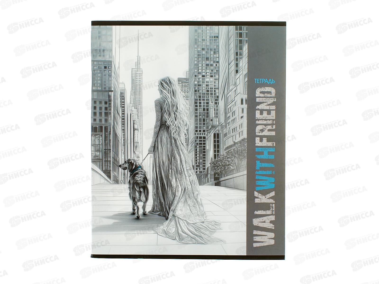 Тетрадь 40л кл. Апплика Город Девушка, С6046-42 *80