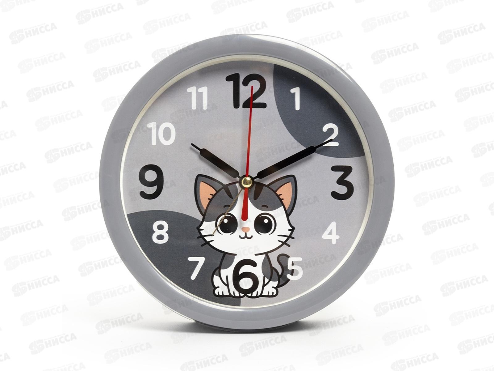 Будильник &quot21 Век" Классика Рубин В4-057 (20)Котенок (серый)