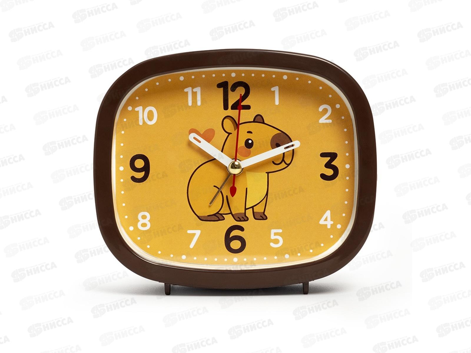 Будильник &quot21 Век" Классика Рубин В5-023 (20)Капибара (корич)