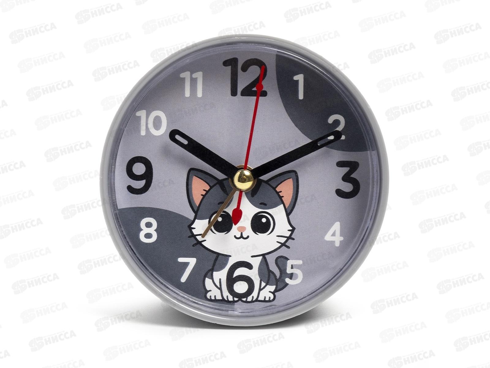 Будильник &quot21 Век&quot Котенок Рубин В7-037(40) корпус серый
