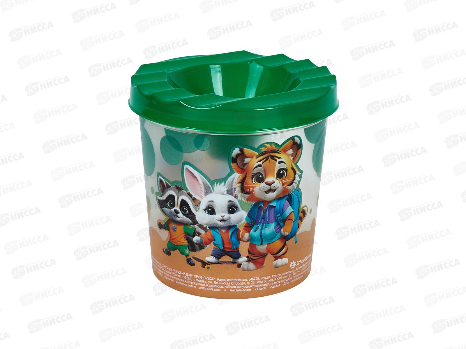 Непроливайка ScoolФОРМАТ Яркие зверята, зеленый. CH-ЯЗВ *200