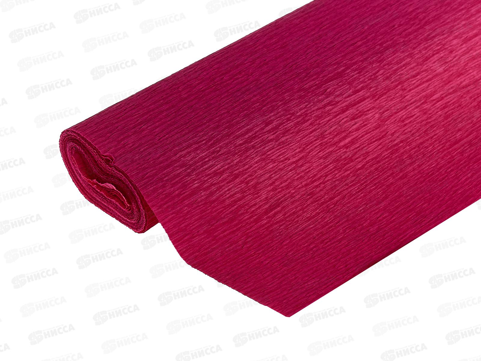 Бумага гофр. рулон Darvish 50х2,5м, малинов, DV-12563- 12*1/50