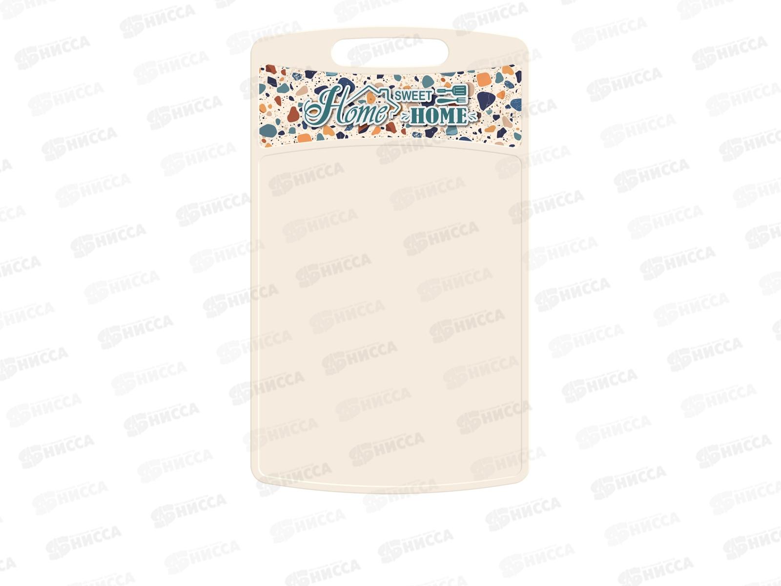 Доска раздел &quotBergamo" прямоуг 260*155*3,5мм св-беж 223134125/01