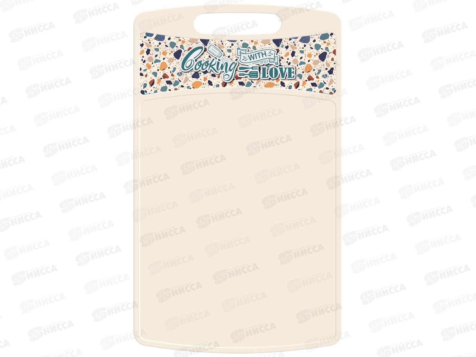 Доска раздел &quotBergamo" прямоуг 335*220*4мм св-беж 223134225/01