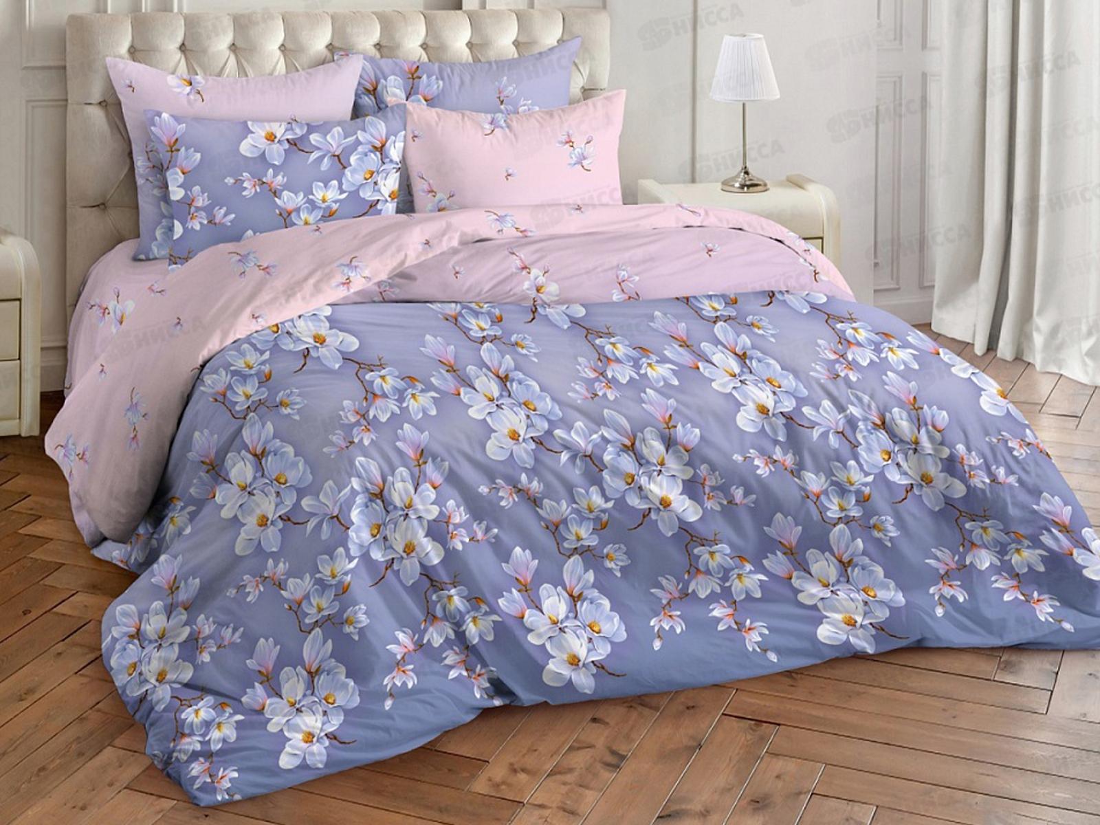 Комплект постельного белья 2сп 215*175 бязь наб,пл125 Рассвет