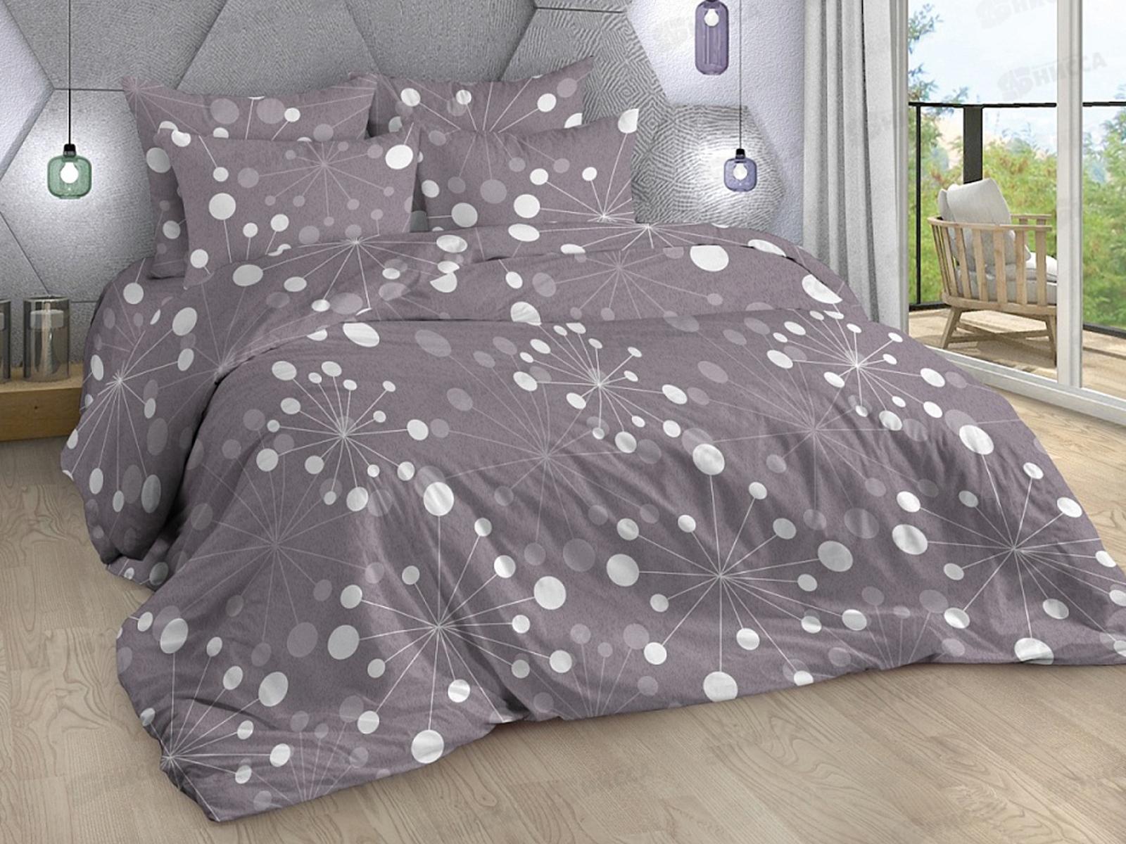 Комплект постельного белья Евро-1 Поплин Фьюжн