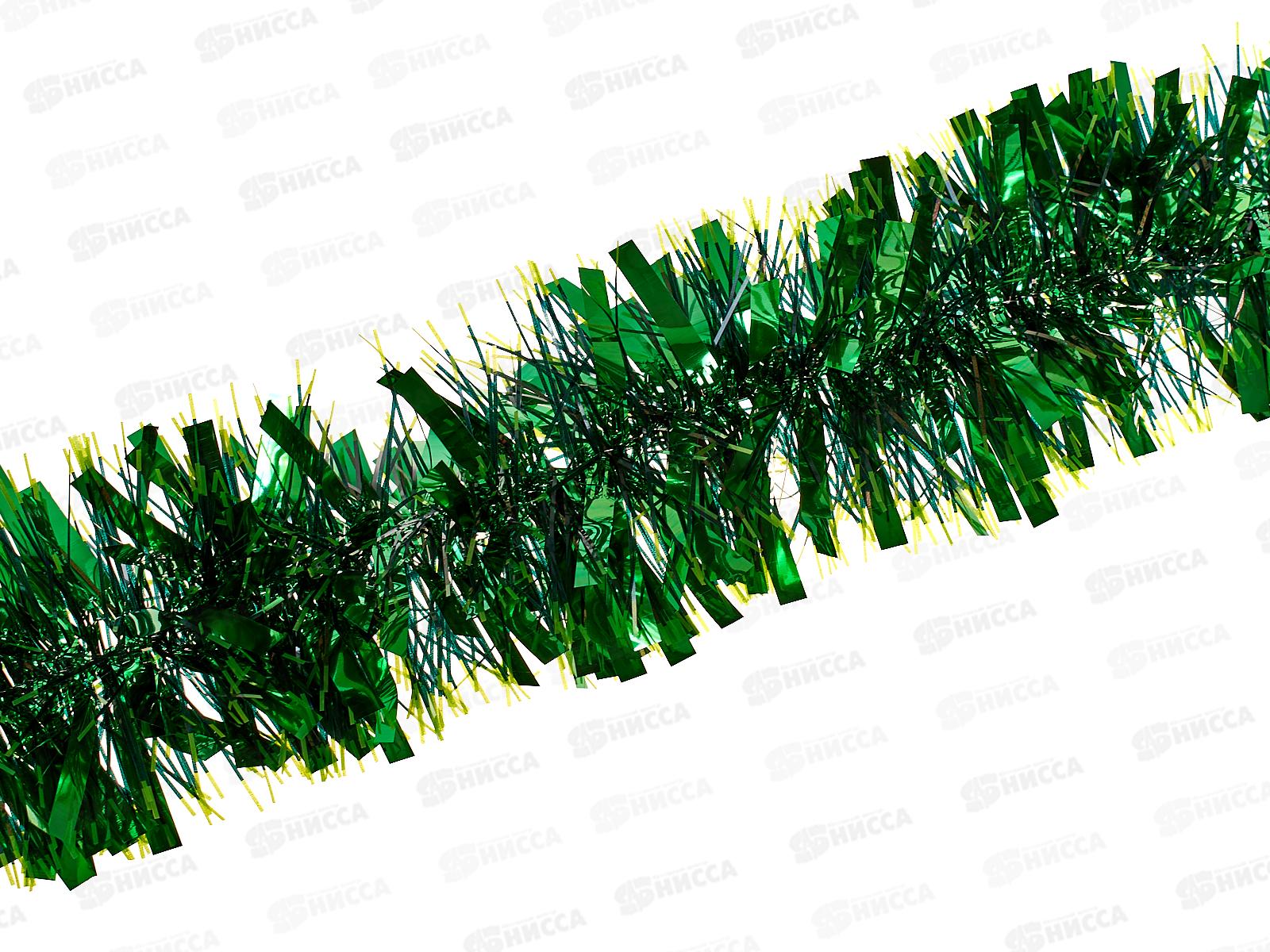 Мишура 002015 мультицвет 11см х 2м.зеленый., AL-3333 *360