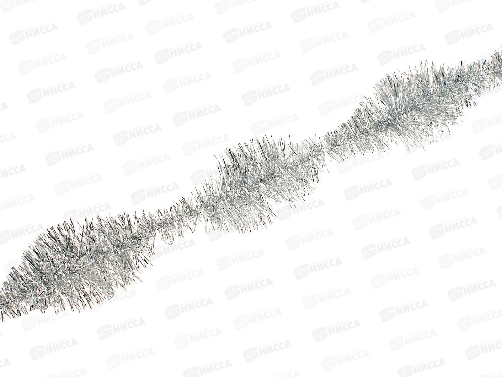 Мишура 002015 парабола 9см х 2м серебро, AL-3327 *400