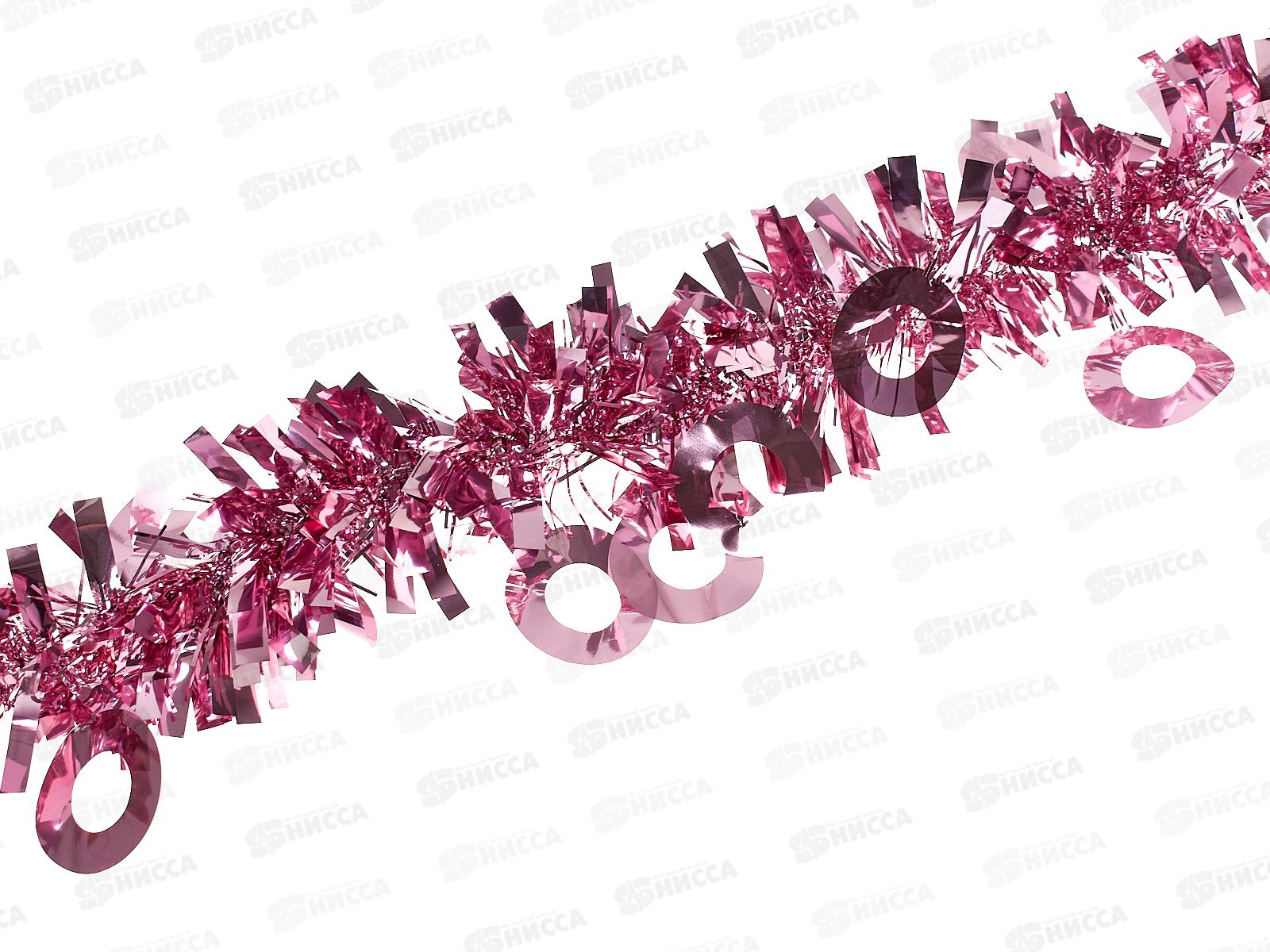 Мишура, 9см. х 2м., AL-13636 фиолетовый *600