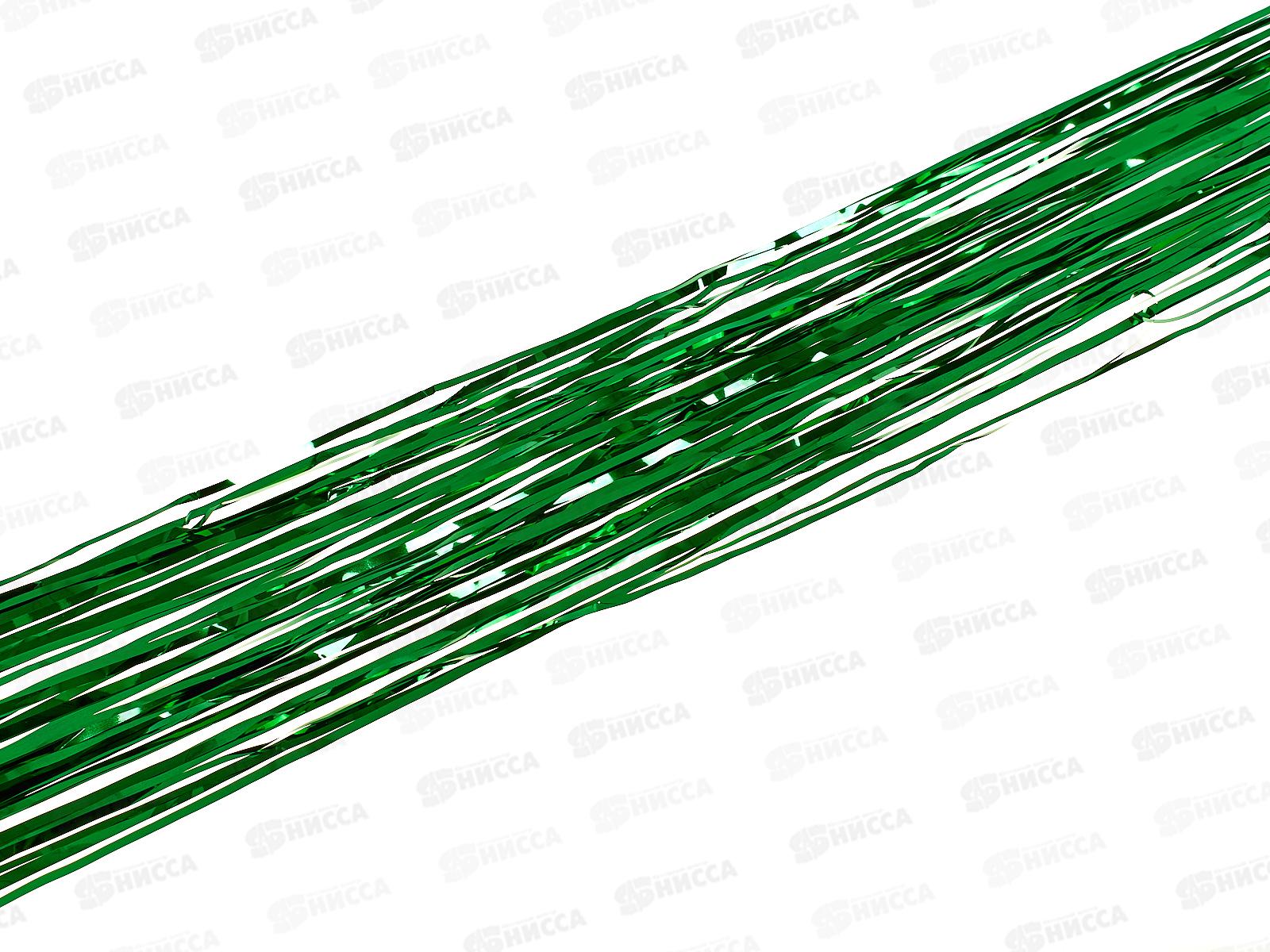 Дождь новогодний 2м "Классика" тонкий, зеленый, AL-25020 *1000