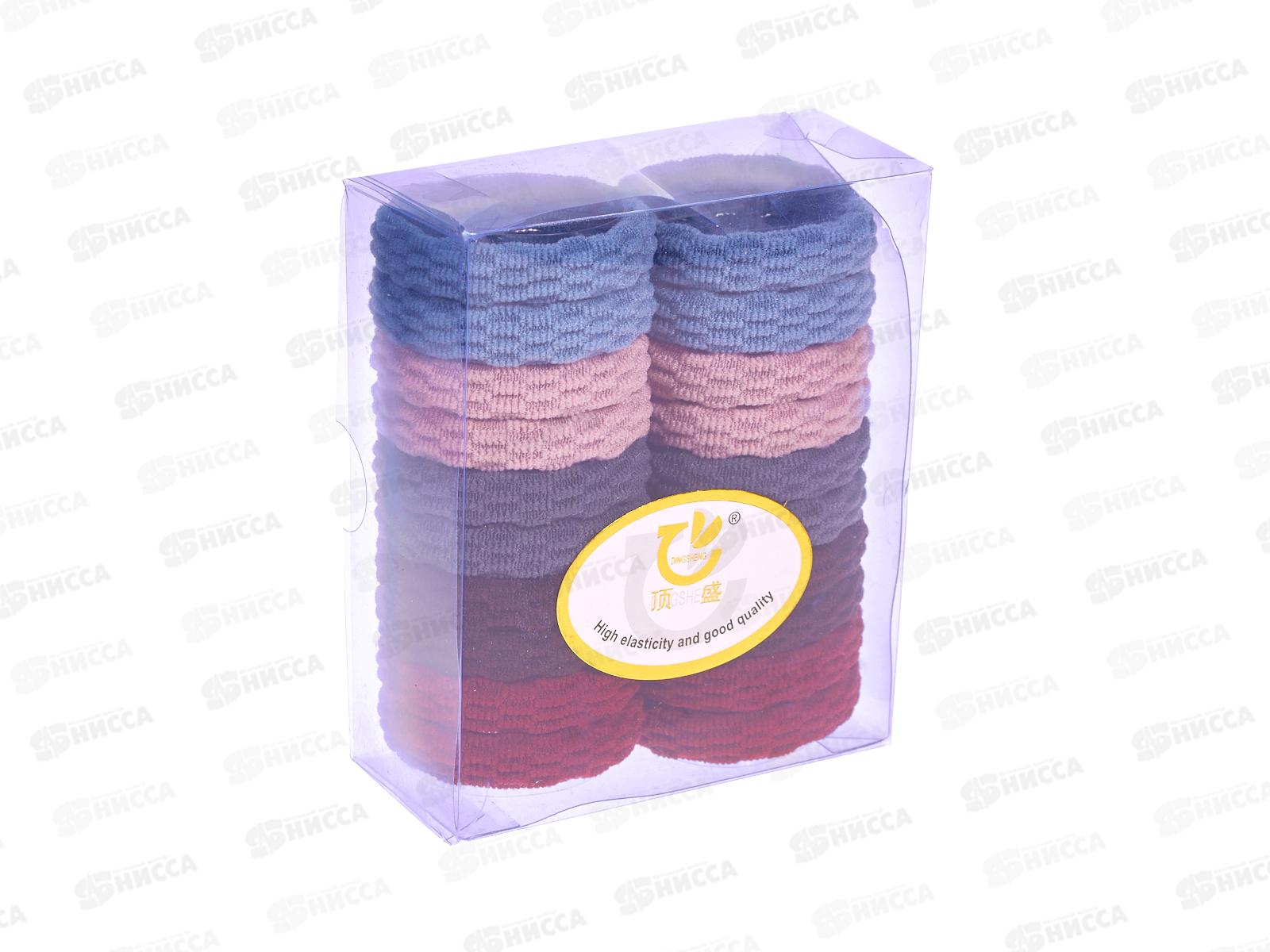 Резинка д/волос 4см цветная №7568 (уп 20шт)