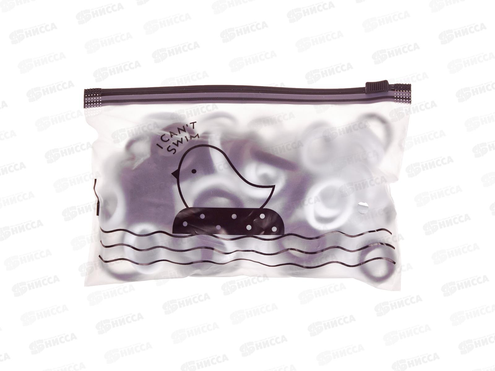 Резинка д/волос 2,5см черная белая №6045 (уп 100шт)