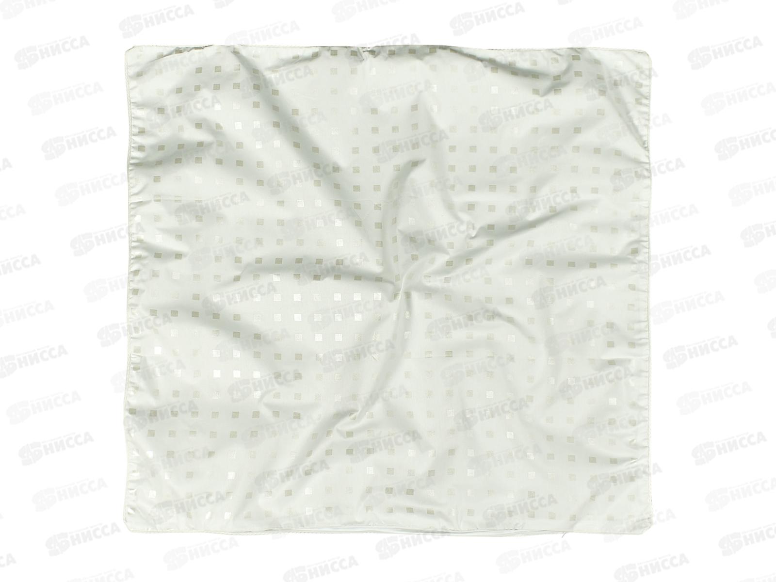 Наперник 70*70 тик смесовый на молнии 3F-603 White перламутровый