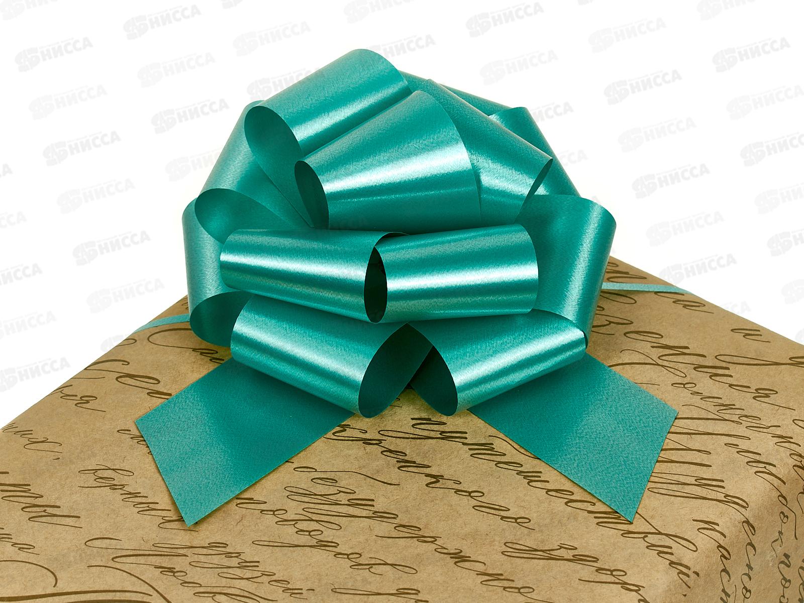Бант подарочный &quotStilerra" BOWP-5M  15,5см 07 зеленый   *10