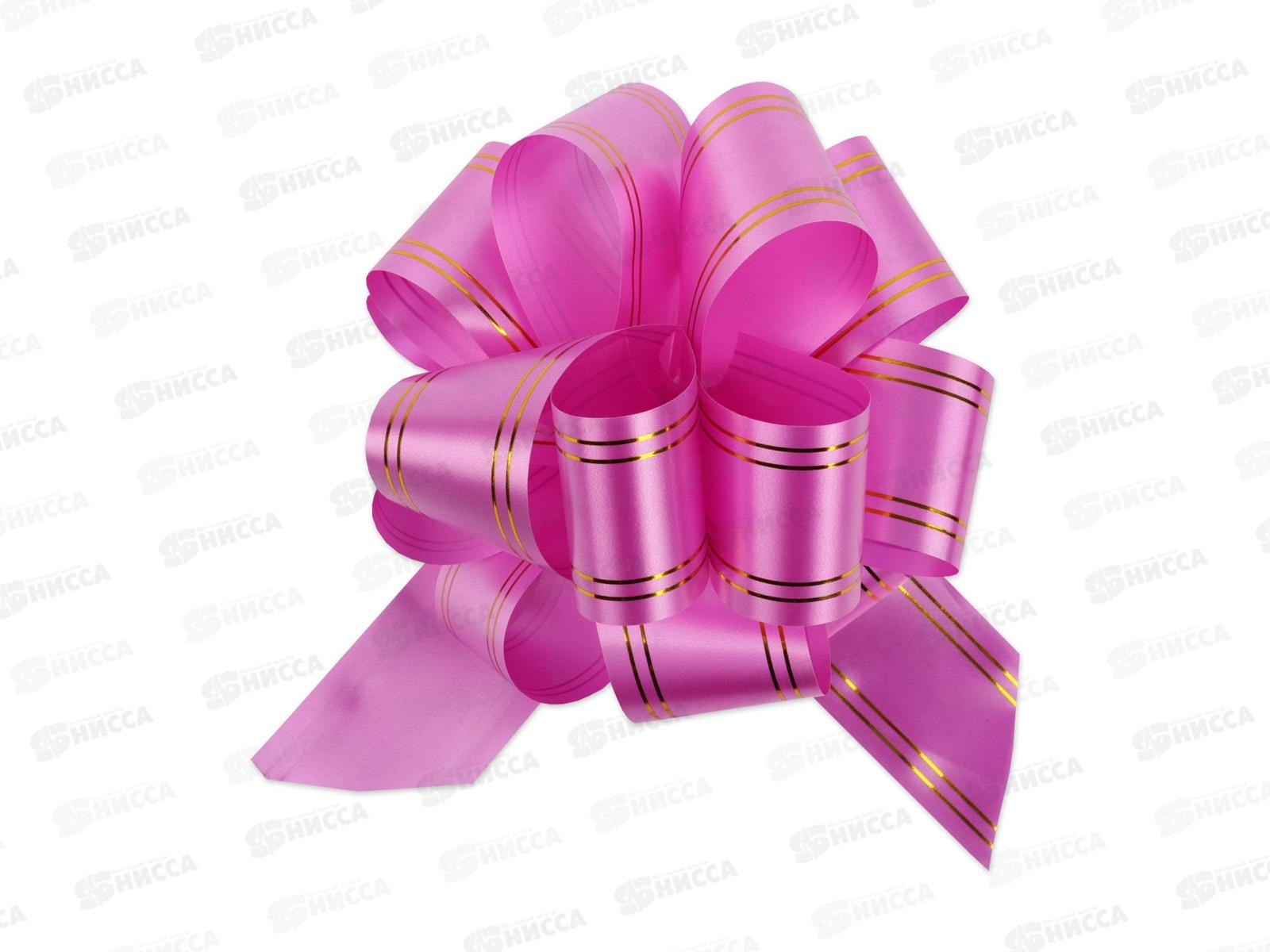 Бант подарочный &quotStilerra" BOWP-5M  15,5см 03 малиновый   *10