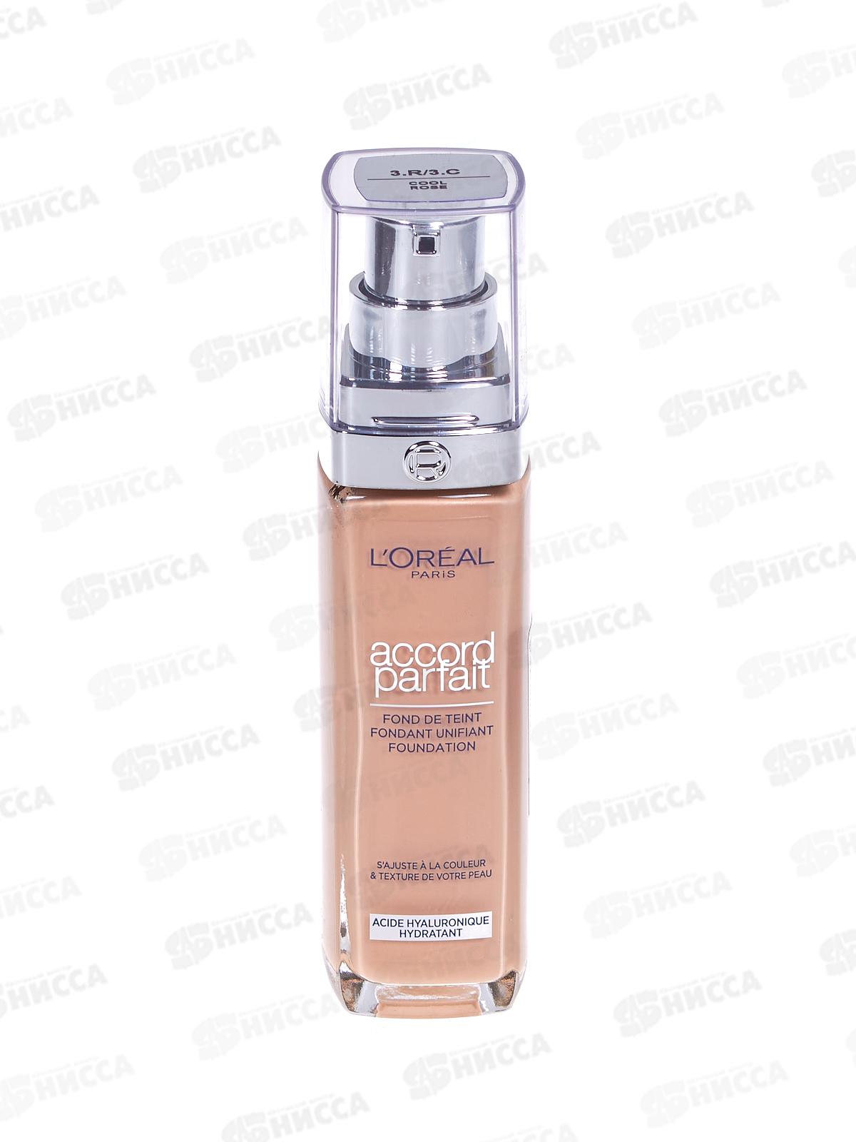 Л'Ор Accord Parfait Тональный крем 30мл 3.R/C