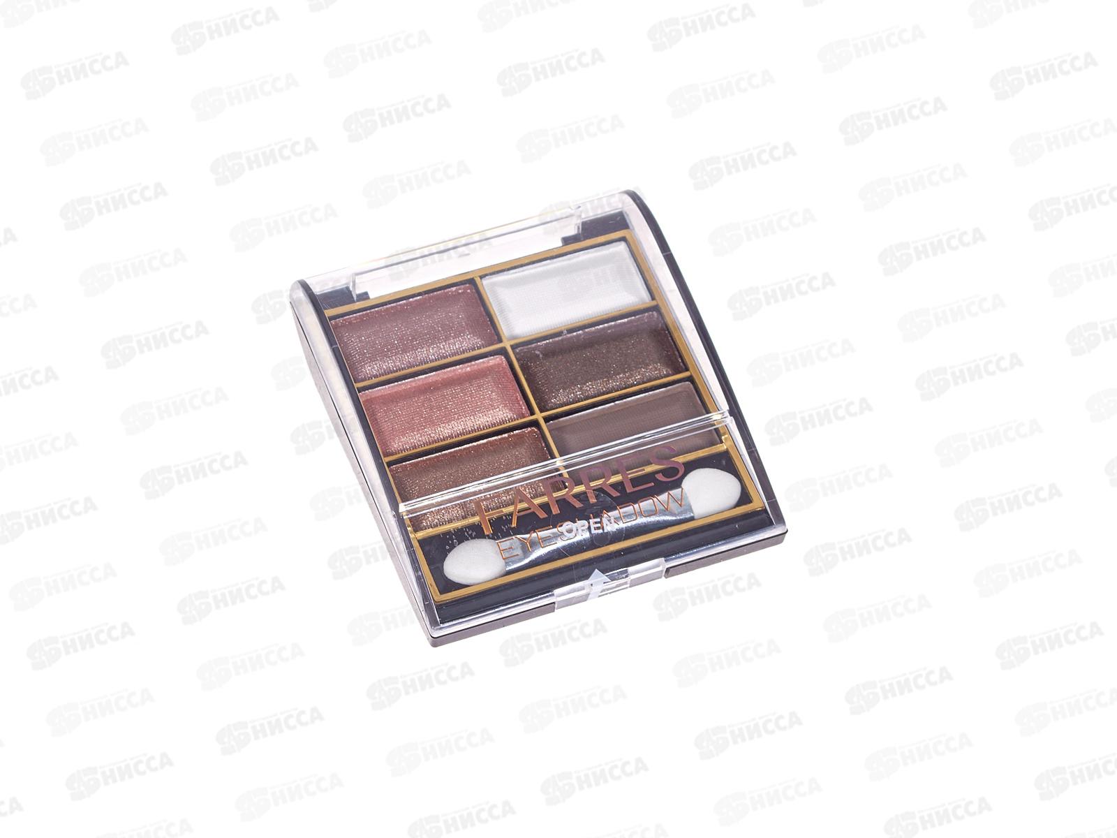 Farres Тени для век 1104-01 (YF014) 6 цветов перламутровые *12