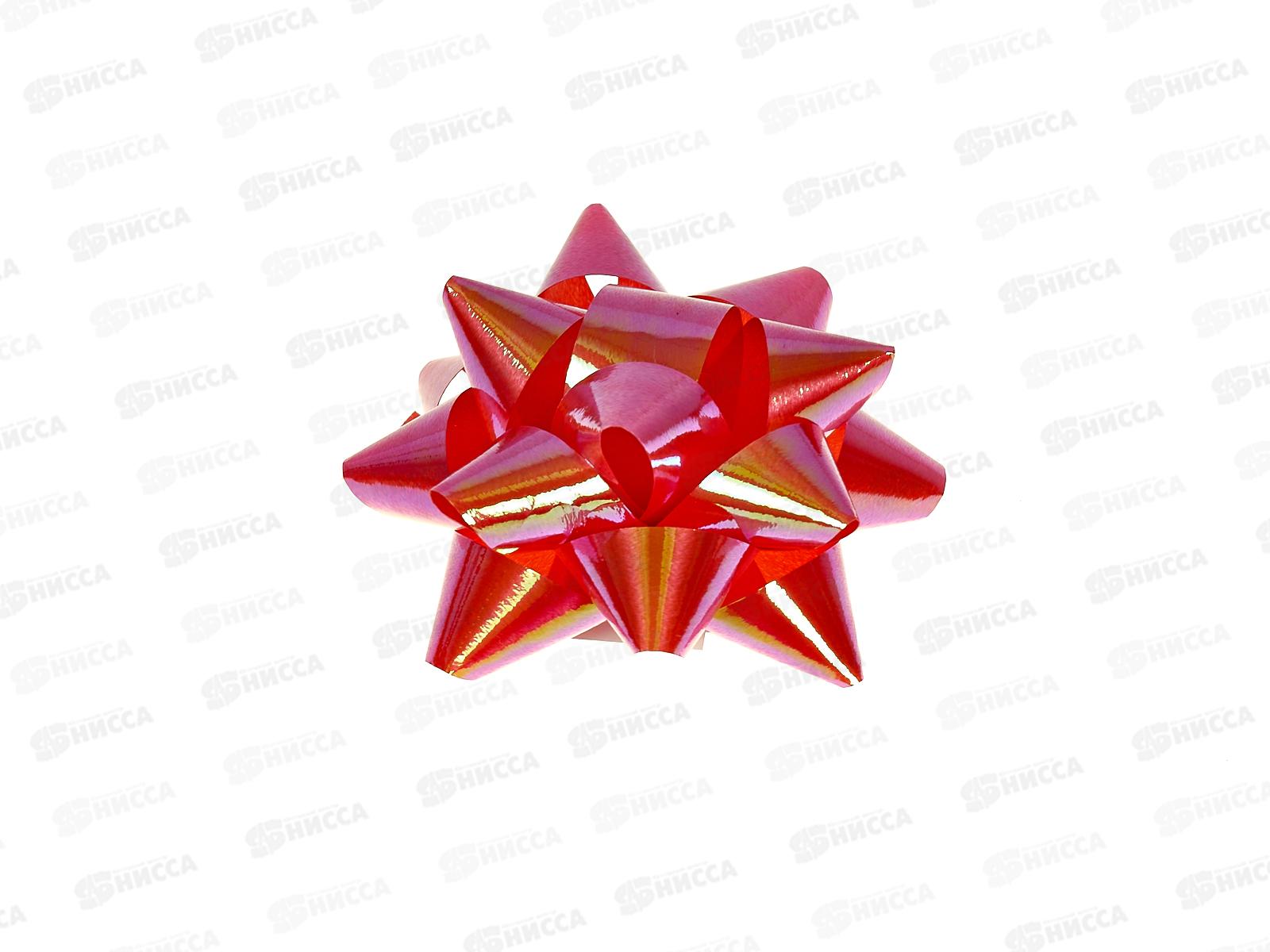 Бант подарочный &quotStilerra" BOWS-7.6P/30  7,6см ассорти  *30