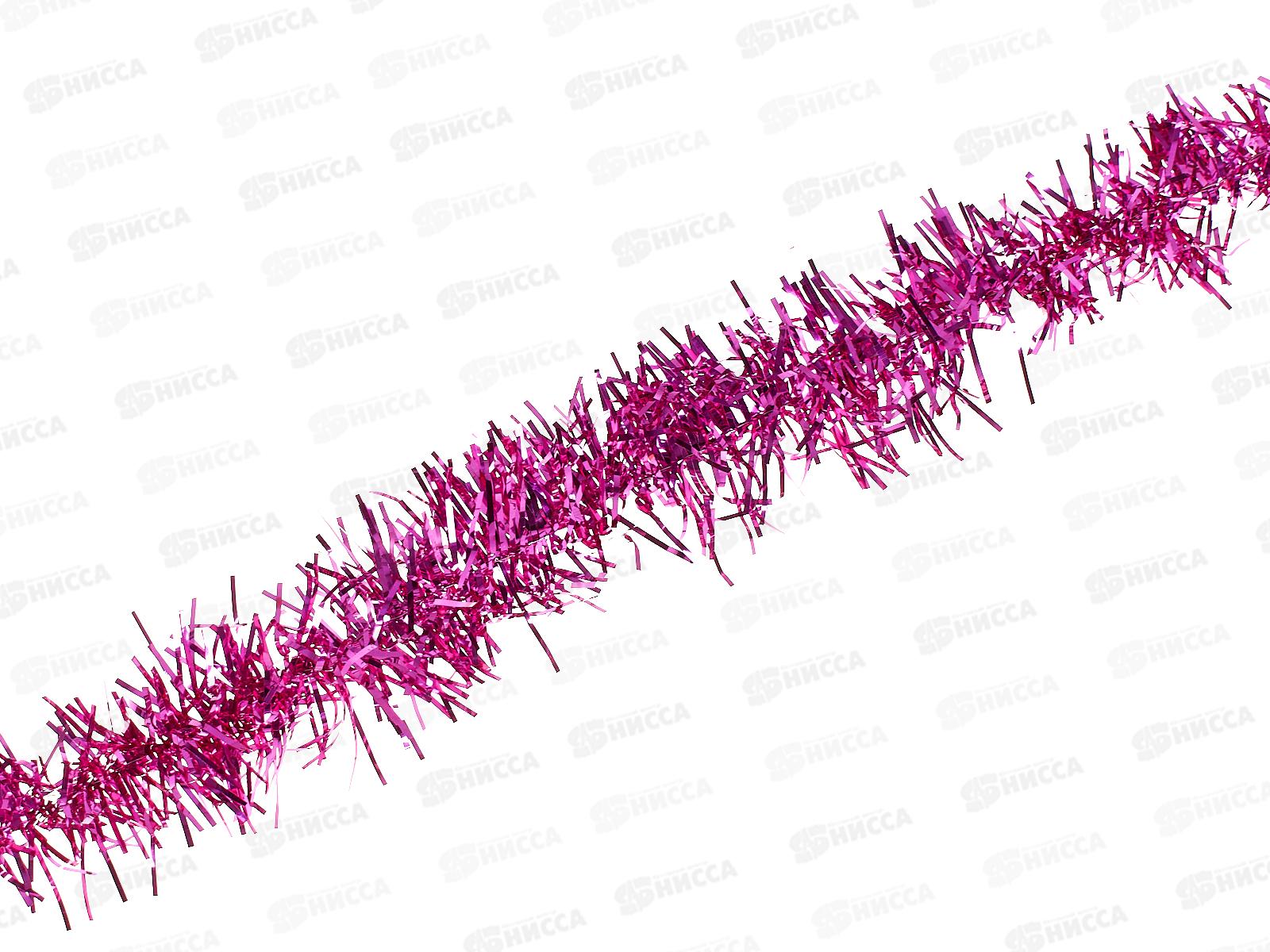 Мишура 002015 классика глянец 5см х 2м. сирень, AL-3366, *3600