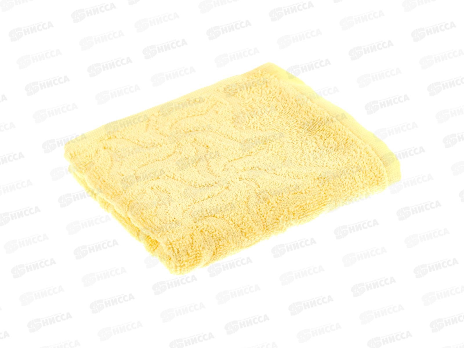 Полотенце махровое 30*70 ПД-2701-04352 х/б (11-0616 бледно-желтый)