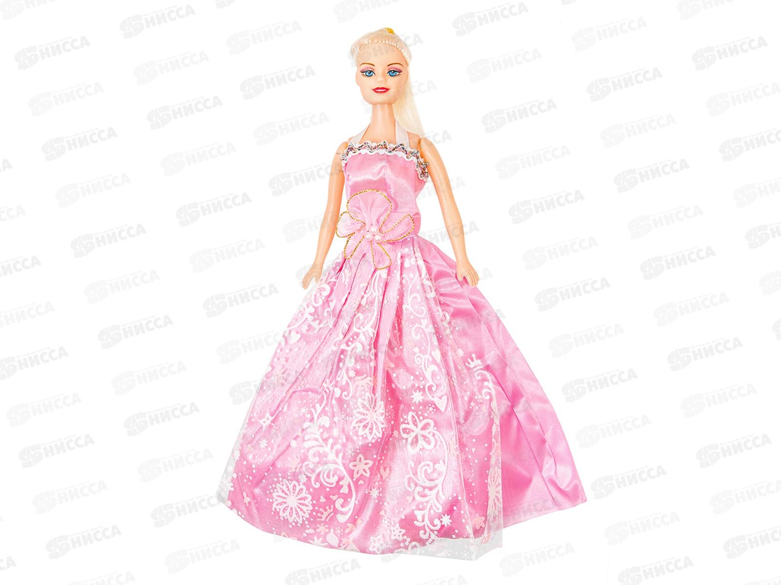 Кукла-модель 29см, в бальном платье, 1000023, в пакете