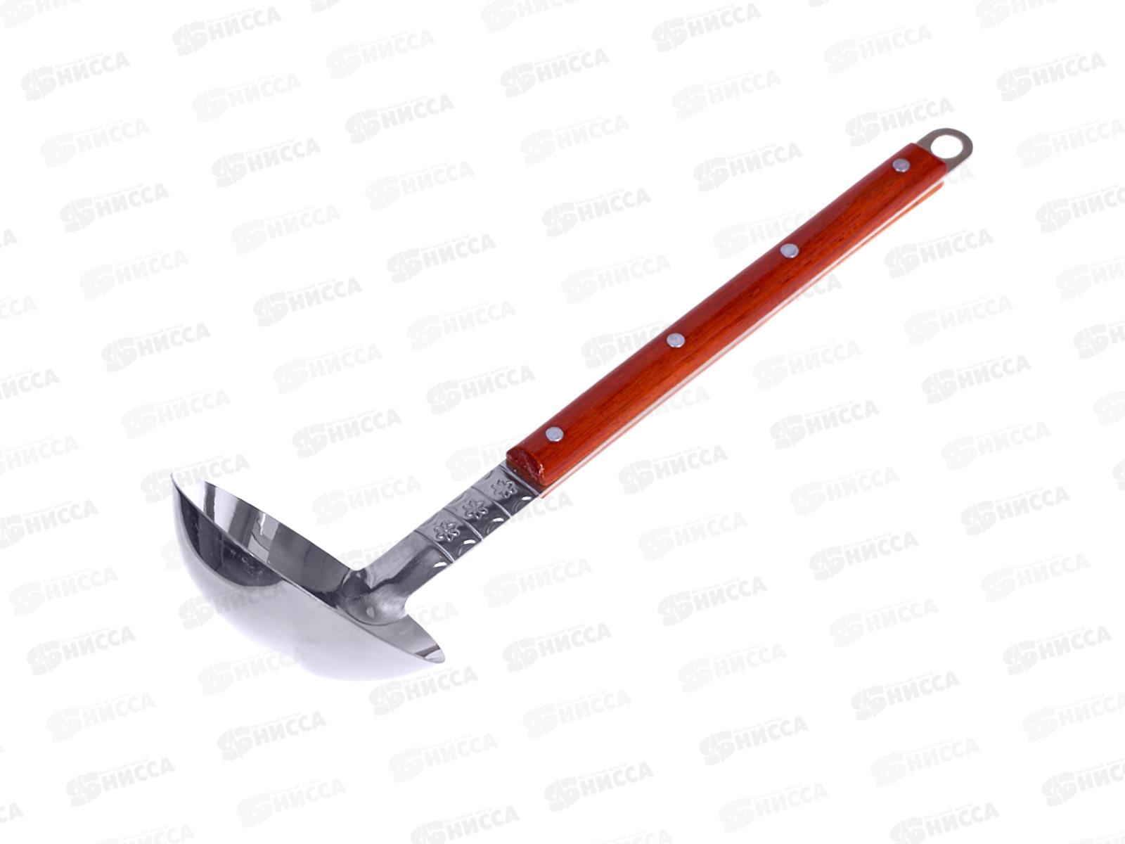 Половник 38см с деревянной ручкой 42000-1