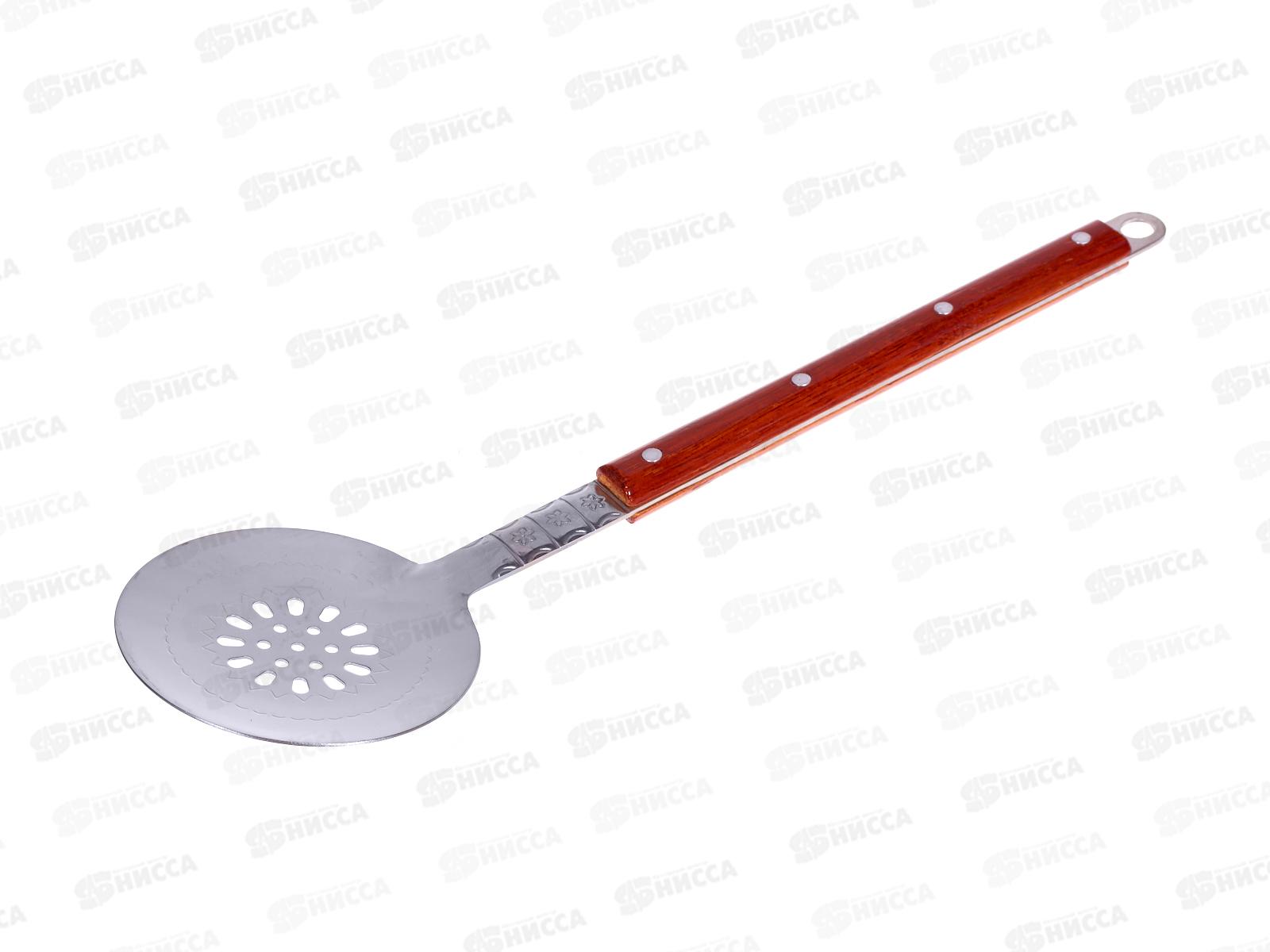 Шумовка 41см с деревянной ручкой 42000-2