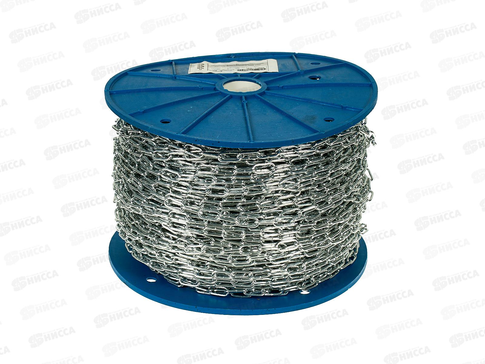 Цепь сварная короткозвенная DIN 766, цинк 2 мм