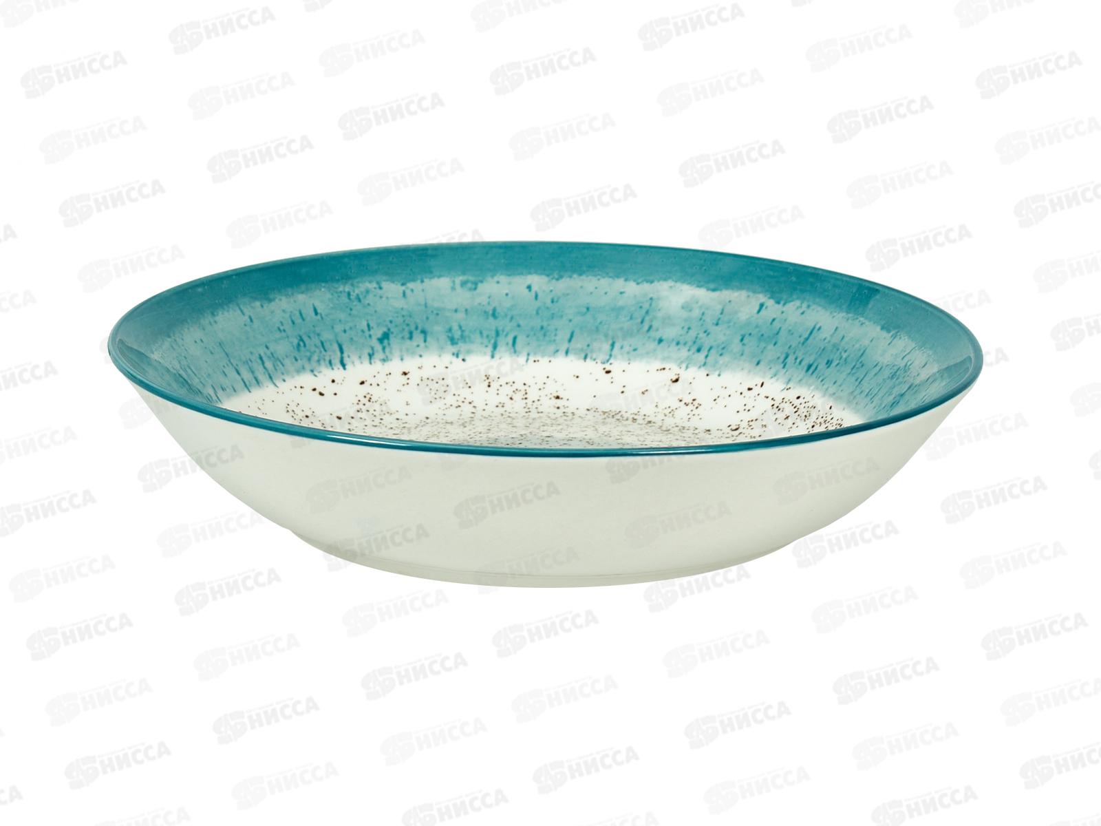 Тарелка глубокая WQ2403-80SP Rustic Blue 800мл 20см 278659