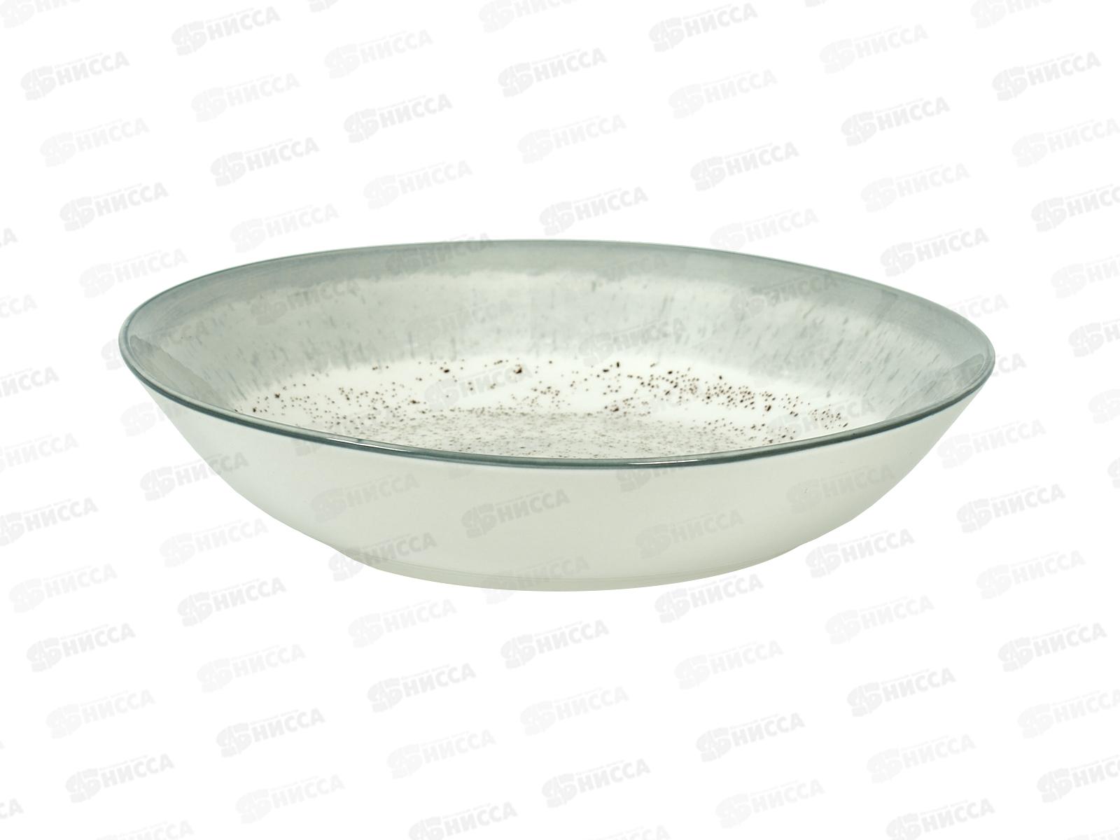 Тарелка глубокая WQ2404-80SP Rustic Grey 800мл 20см 278666