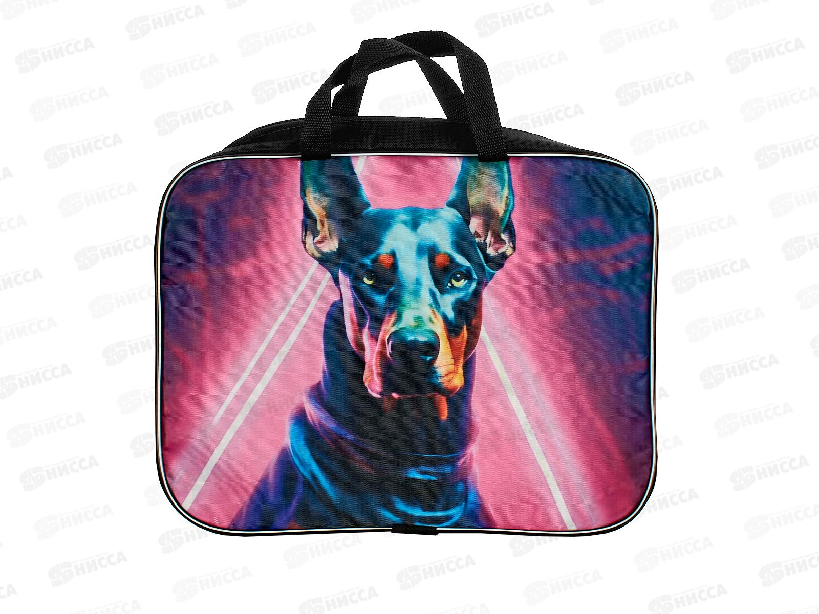 Папка на молнии BEIFA Собака  А4 широка, с ручками  А4-7С143 *1/25