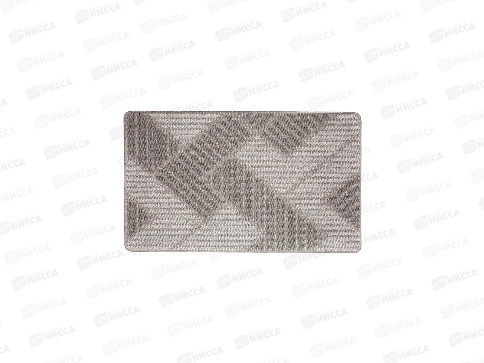 Коврик в ванную 80*160см CROSS LOOP серый 01СL-80160-172 *10