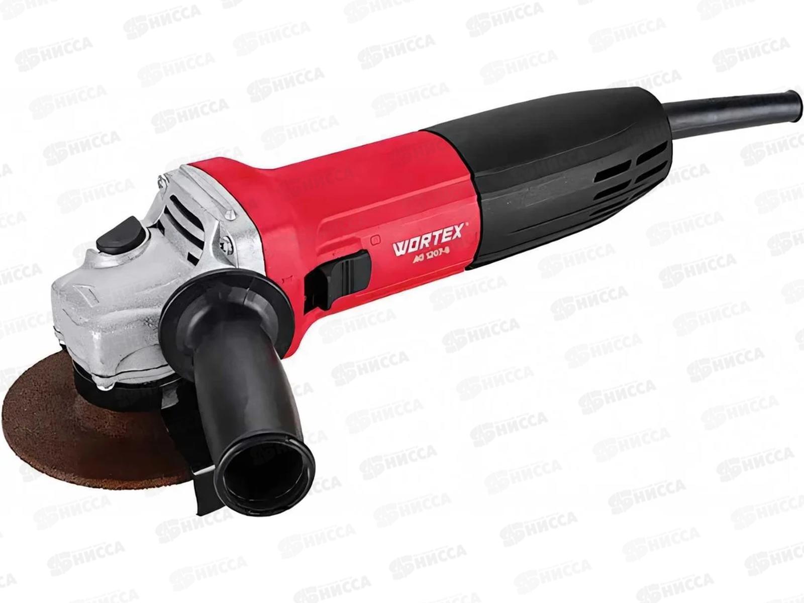 Машина шлифовальная угловая  750Вт WORTEX AG 1207-6 в/к, 125мм, 0-10000об/мин