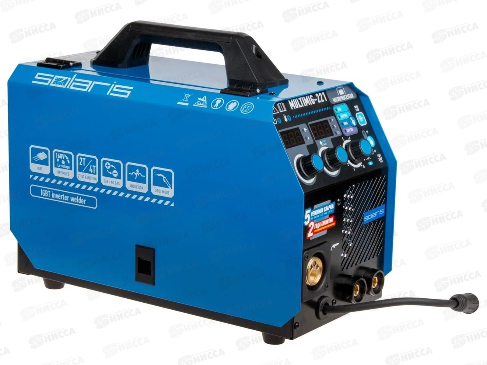 Сварочный аппарат полуавтомат Solaris MULTIMIG-221