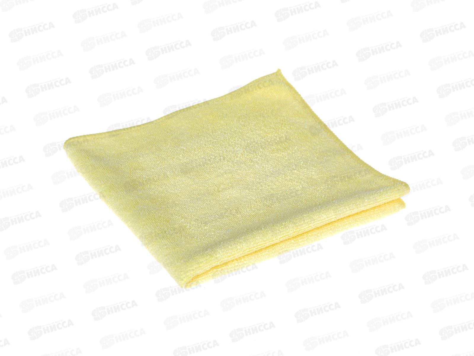 Салфетка из микрофибры Optiline 40*40см, 320гр., желтый, 31-4367  *50