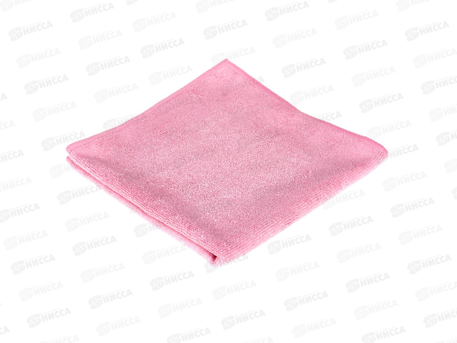 Салфетка из микрофибры Optiline 40*40см, 320гр., розовый, 31-4332  *50