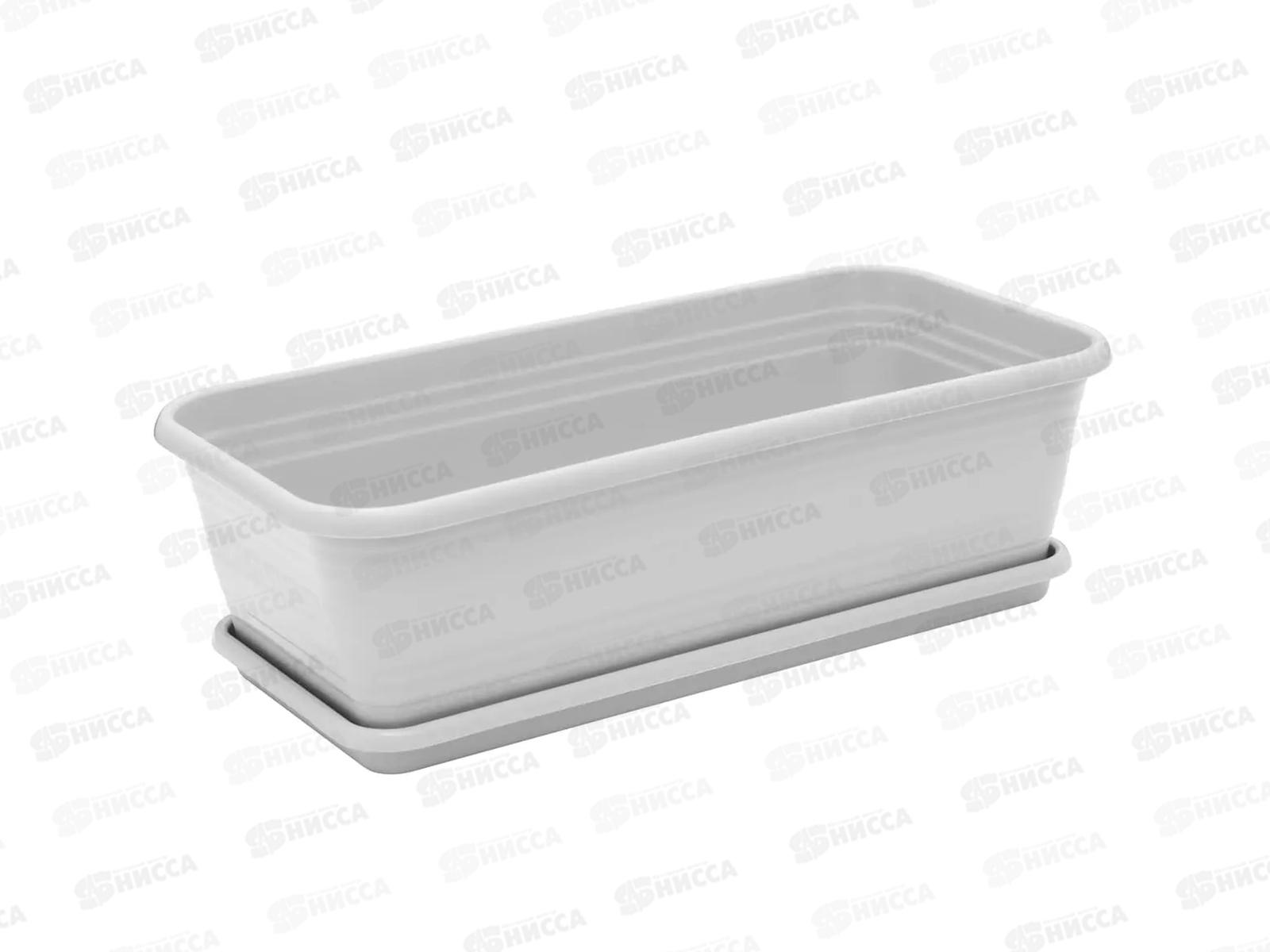 Ящик 390*195*120 (Интерм) с/п серый *30 ДЕКОР