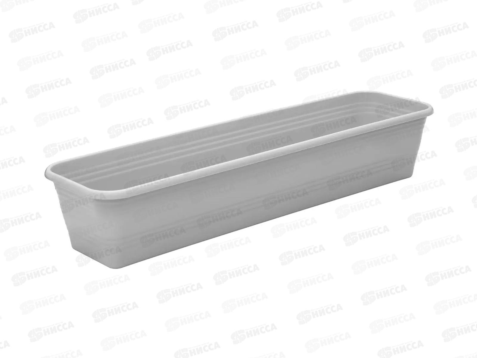 Ящик д/рассады 640*170*120 Серый декор (Интерм) *30