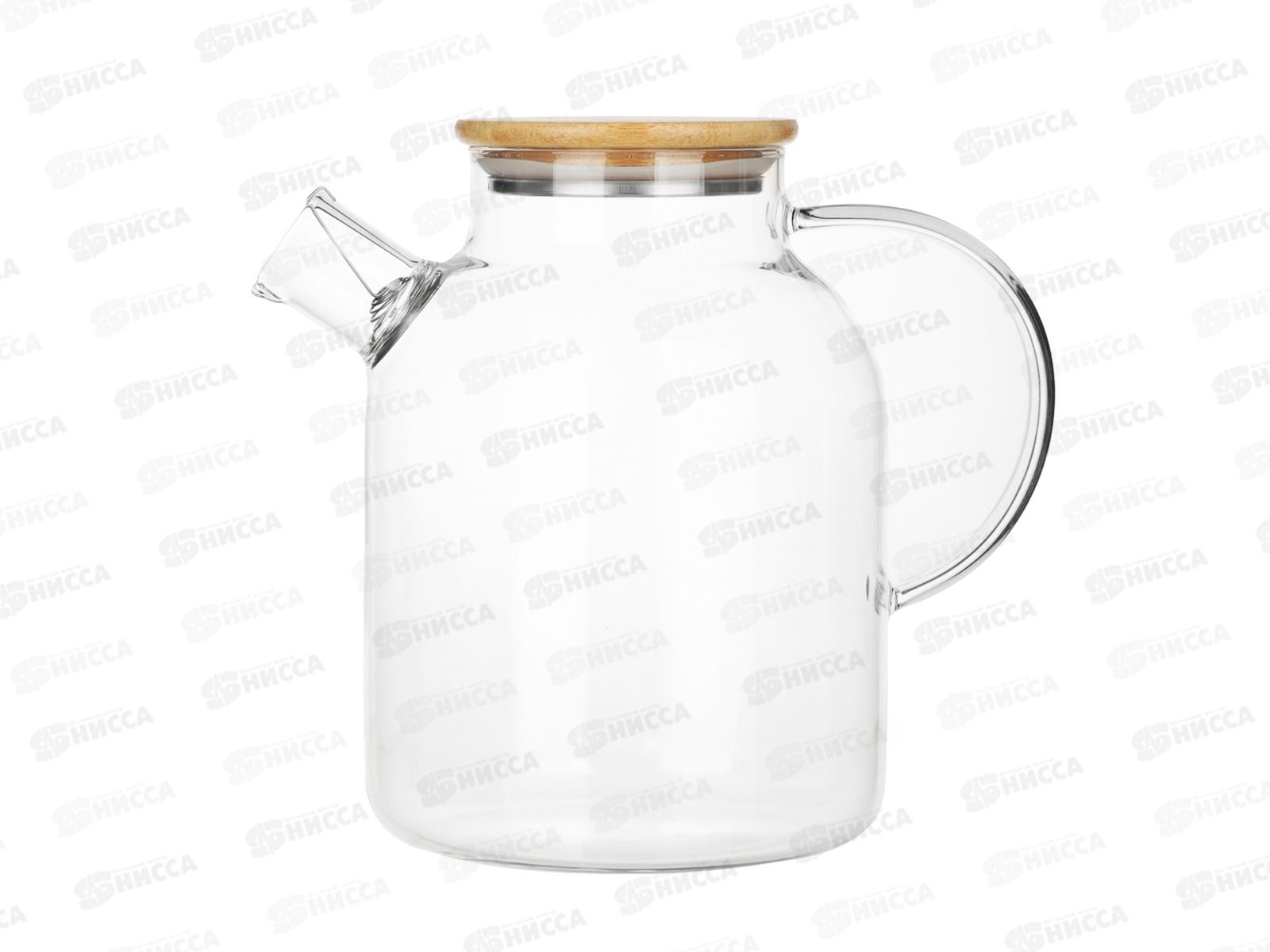 Чайник заварочный 1,8л Vetta Бамбук крышка стекло 850-985 г