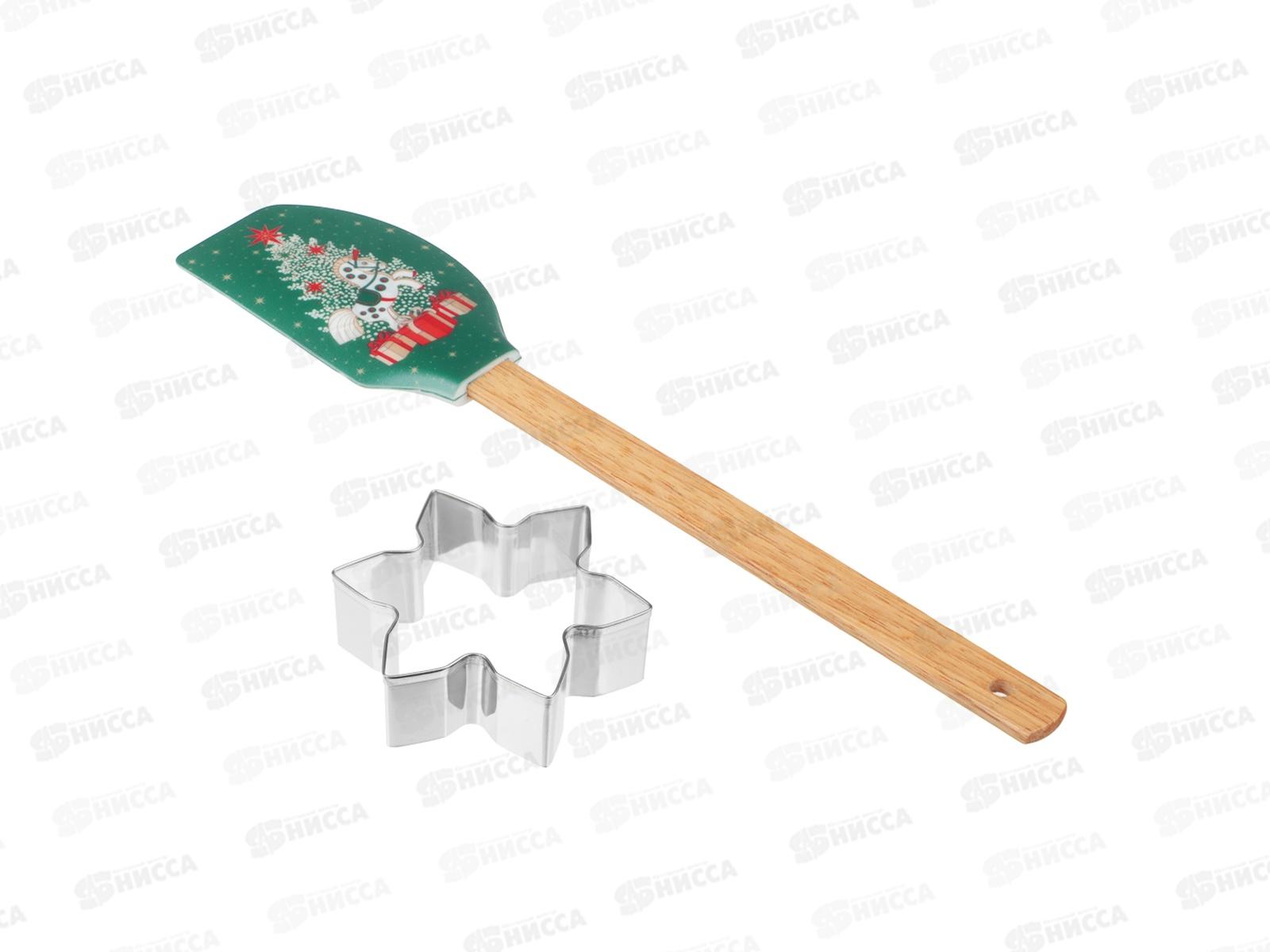 Набор 2пр "Щелкунчик" лопатка сил, форма д/печенья 856-220 г