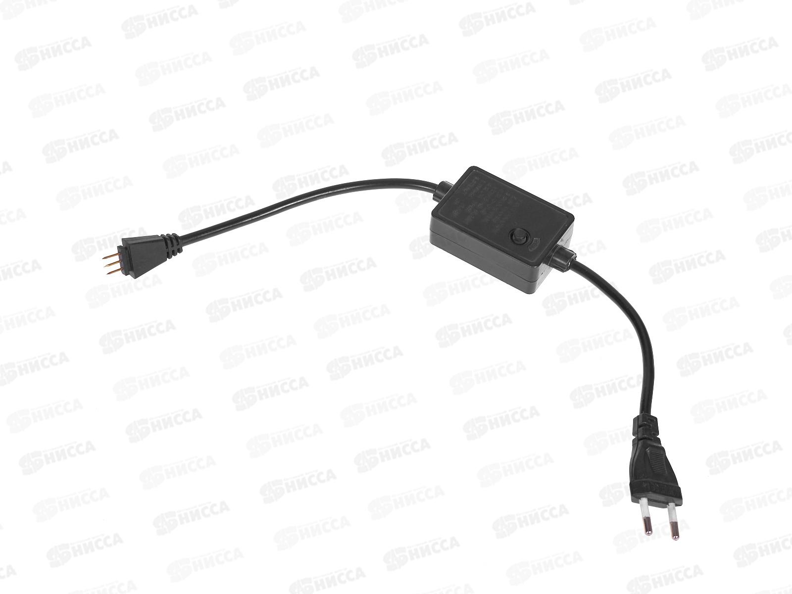 Контроллер для гирлянды 8программ черн кнопка