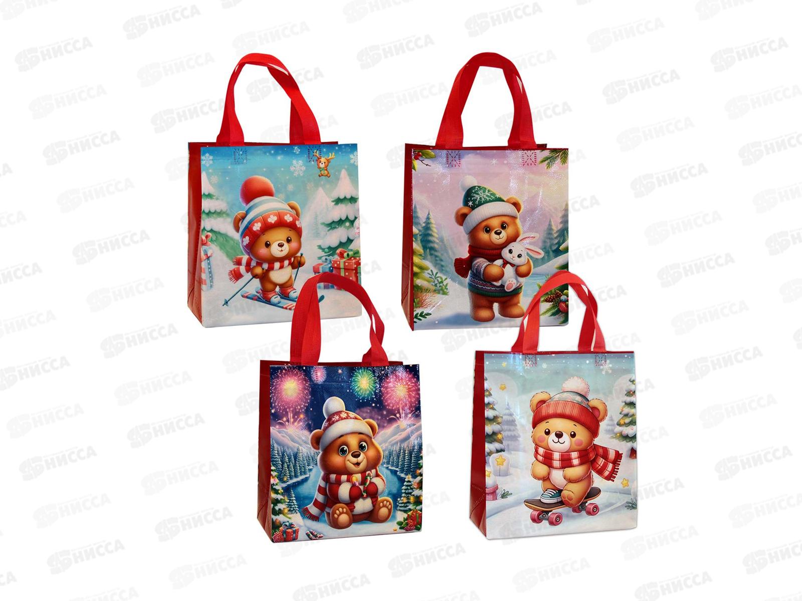 Сумка-шоппер 27*29*12 Новый год *12