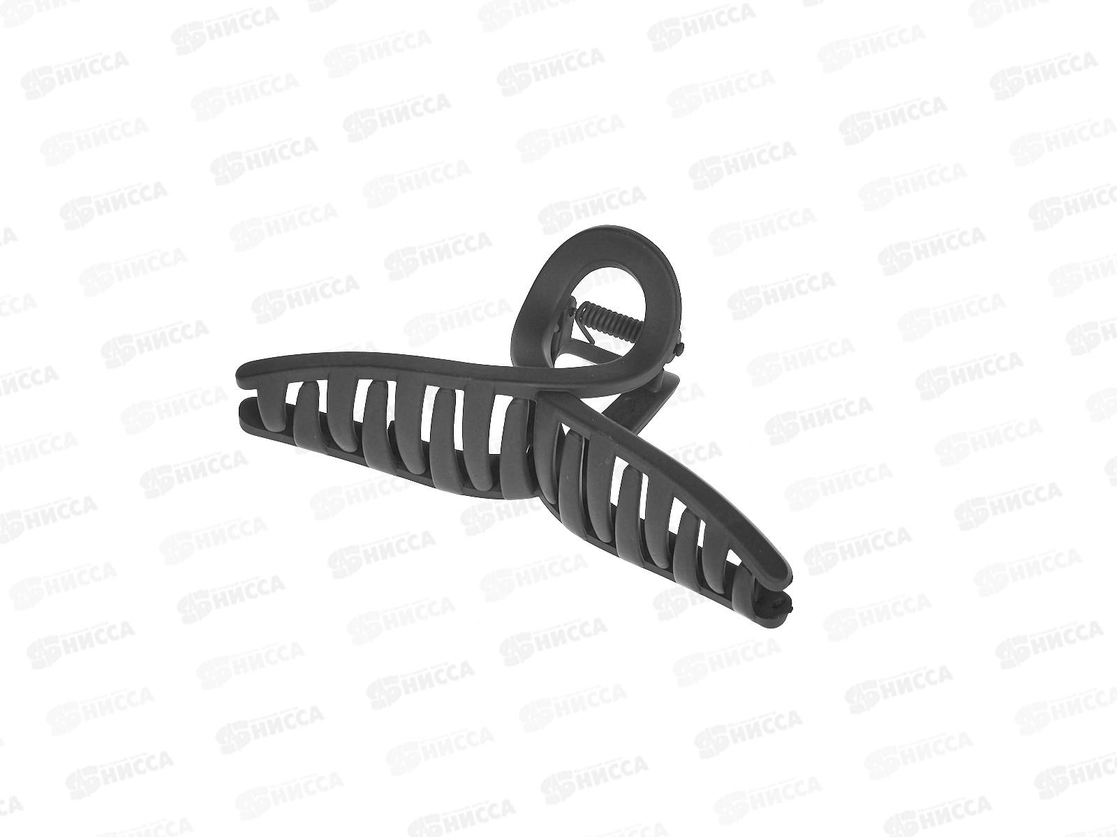 Краб пластик. 11см &quotБант&quot черный №2513