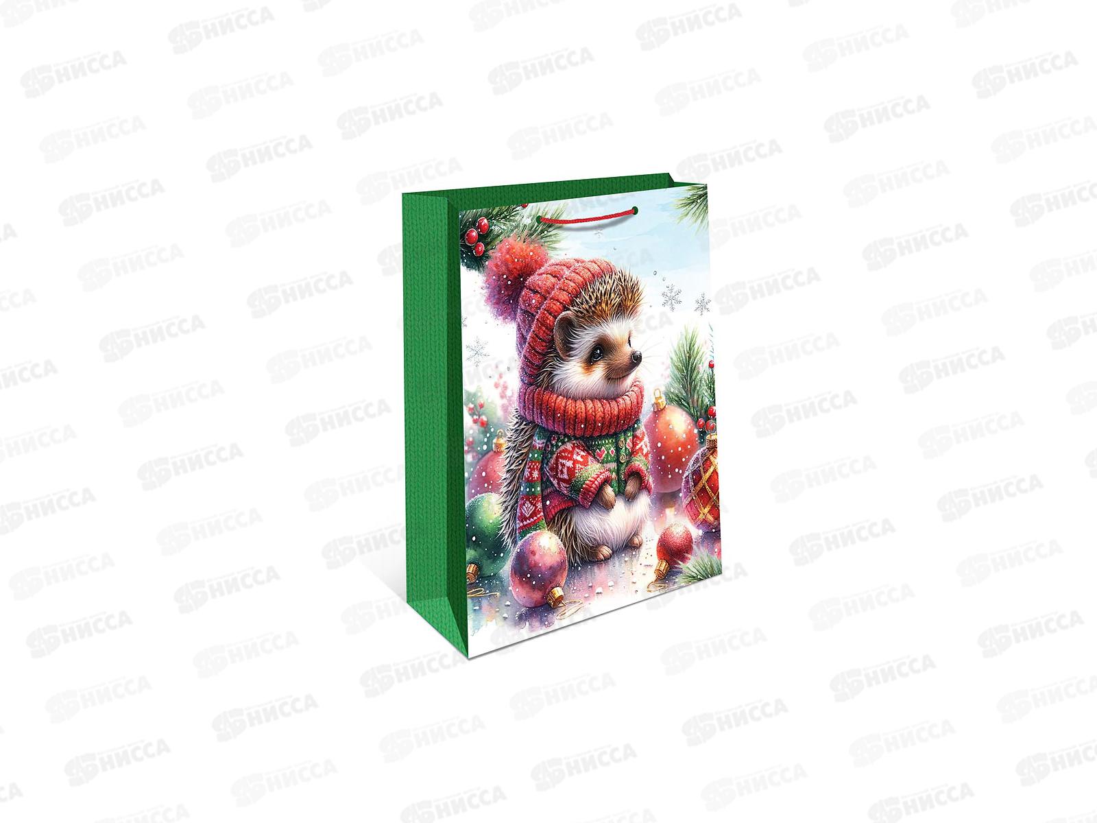 Пакет бум. подарочный НГ 18*22,3*10 0192.560