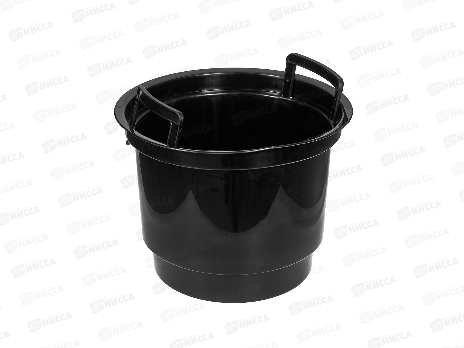 Емкость д/цв 10л универсальная с/руч черная Ангарск *5