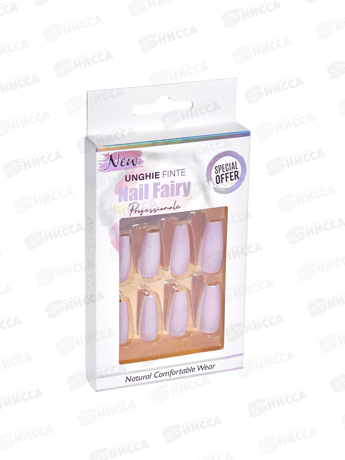 Ногти накладные 12шт Mazari ассорти 8цв. M-20610 *48