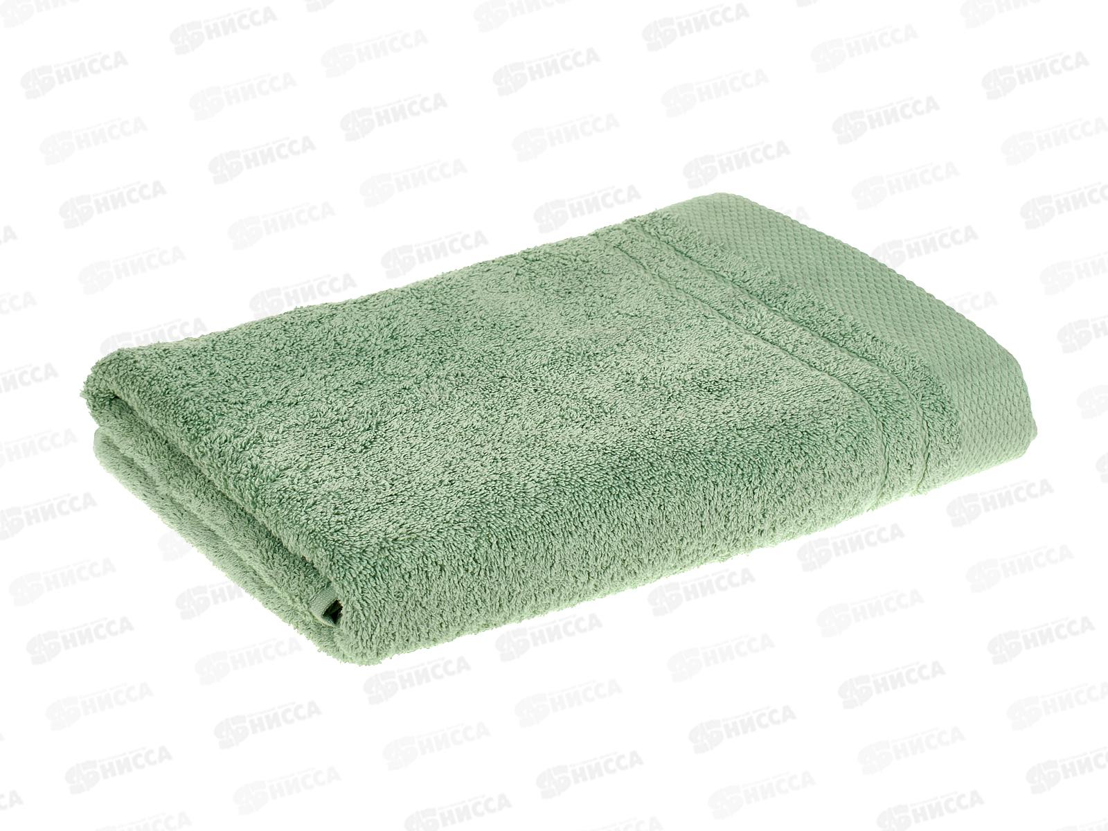 Полотенце махровое 70*140 +/-2см 480гр Гармония 02-123 бледно-зеленый