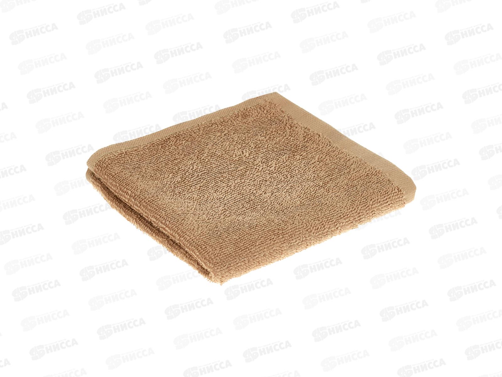 Салфетка махровая 30*30 +/- 2см 360гр ГК 02-008 бежевый