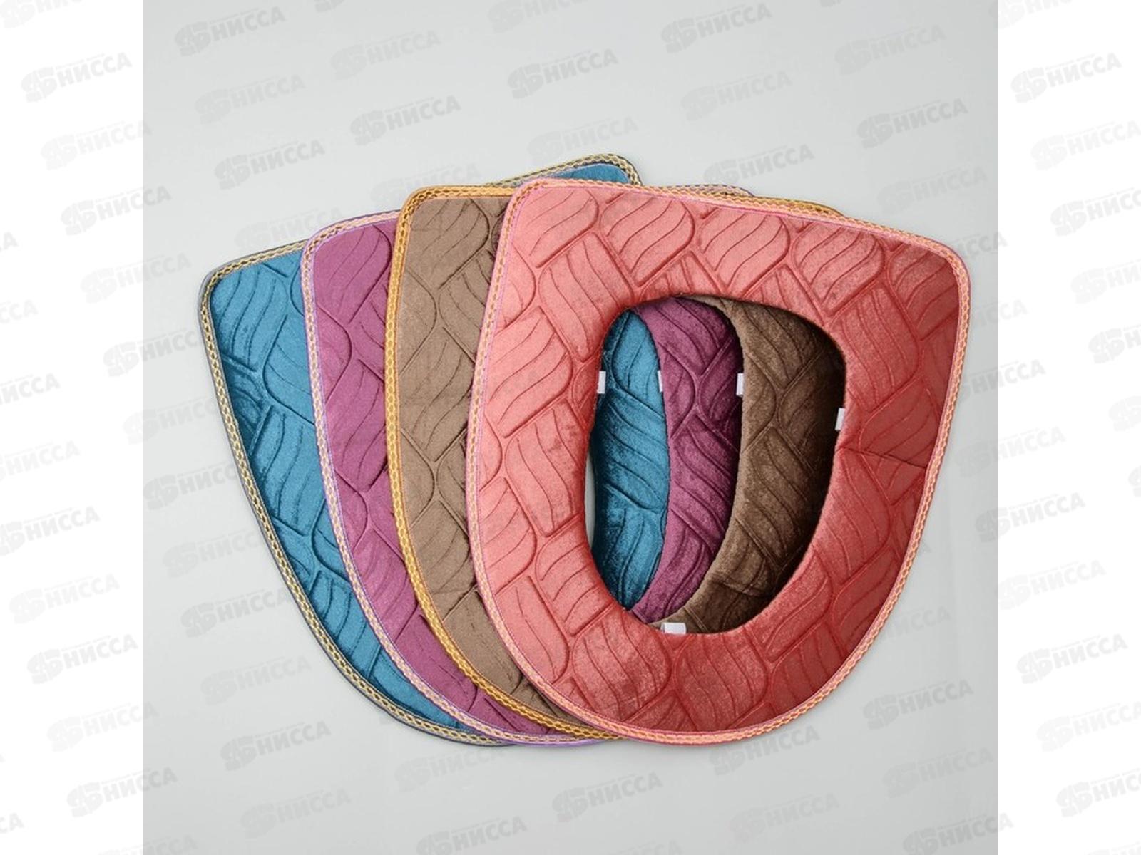 Чехол для унитаза &quotФили&quot на липучках микс 5469814